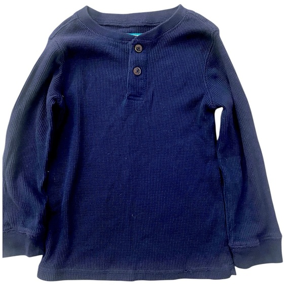 Garanimals Other - Garanimals Dark Blue Long Sleeve Henley Shirt
